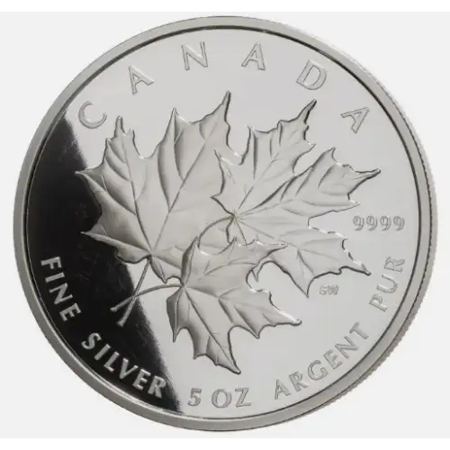 2025 5 oz Canada RCM Triple Maple Leaves .9999 Silver Coin NGC PF70 Ultra Cameo FDOI Black Core (3)