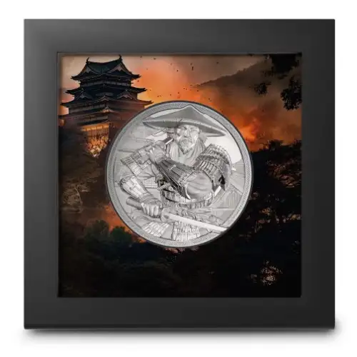 2025 5 oz Cook Islands Samurai Proof .9999 Silver Coin (3)