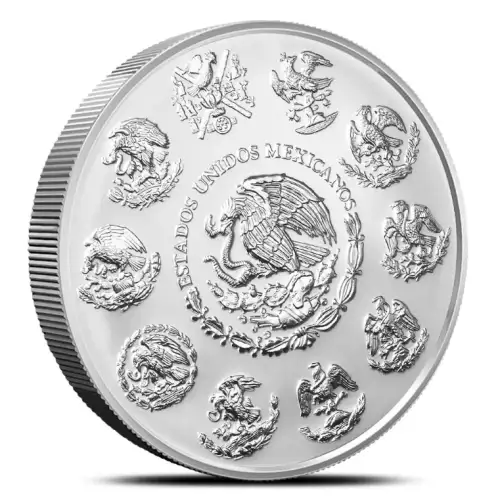 2025 5oz Mexico Libertad Reverse Proof .999 Silver Coin (2)