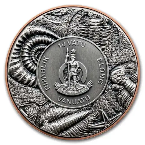 2025 Vanuatu Giant Megalodon Shark 10g Silver Coin w/ 145g Copper Core (2)