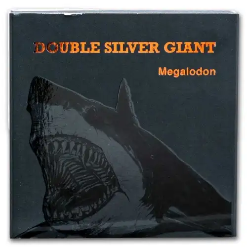 2025 Vanuatu Giant Megalodon Shark 10g Silver Coin w/ 145g Copper Core (3)
