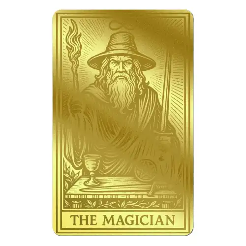 2026 1/1000th oz Liberia The Magician .9999 Gold Coin in Card  (3)