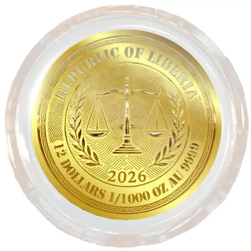 2026 1/1000th oz Liberia TRUMP 250th Anniversary .9999 Gold Coin in Card (3)
