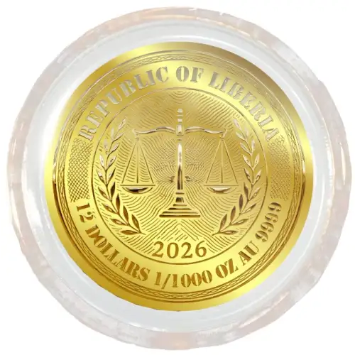 2026 1/1000th oz Liberia TRUMP 250th Anniversary .9999 Gold Coin in Card (3)