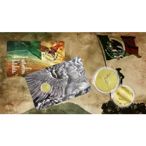 2026 1/1000th oz Niue Mexican Libertad .9999 Gold Coin in Card