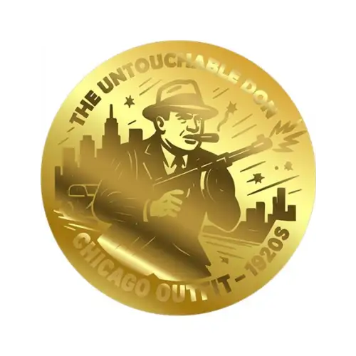 2026 1/1000th oz Niue The Don Gangsters .9999 Gold Coin in Card  (4)