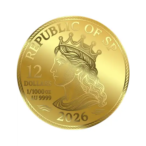 2026 1/1000th oz Steamboat Willie 1928 .9999 Gold Coin in Card (2)