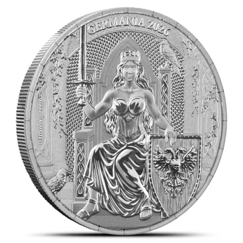 2026 1/10oz Germania .9999 Silver round in Assay (3)
