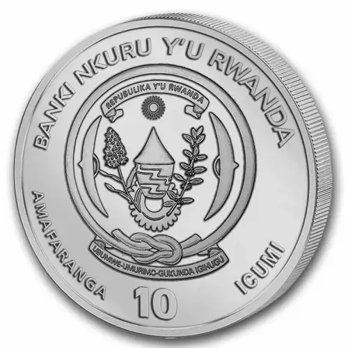 2026 1/12 oz Rwanda Nautical Ounce Series - Kruzenshtern .999 Silver BU Coin (2)