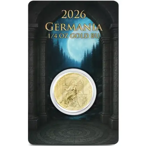 2026 1/4oz Germania .9999 Gold round in Assay