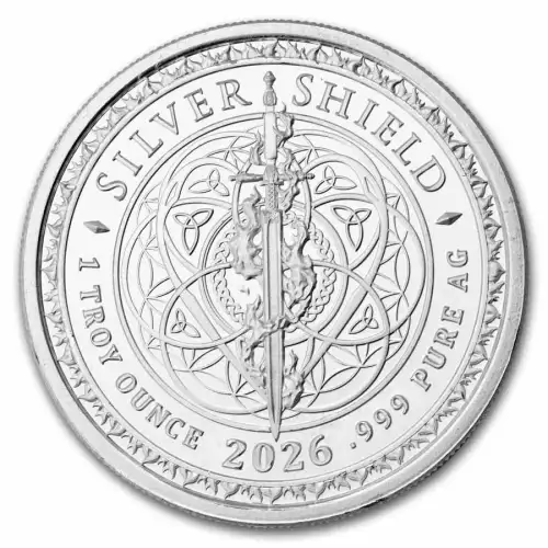 2026 1 oz GSM Silver Shield Crucifixion .999 Silver Round