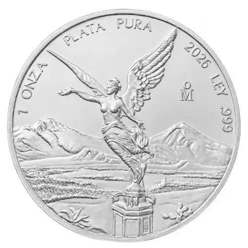 2026 1 oz  Mexican Libertad BU .999 Silver Coin