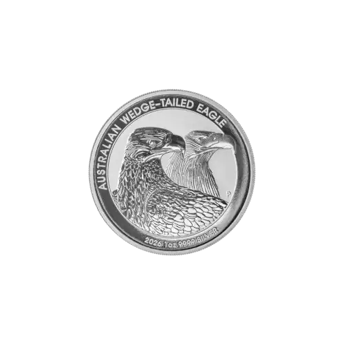 2026 1oz Australia Perth Mint .9999 Silver Wedge-Tailed Eagle Coin