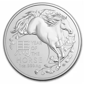 2026 1oz Australia Royal Australian Mint Lunar Year of the Horse .999 Silver Coin