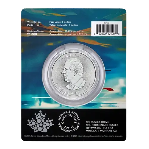2026 1oz Canada Treasured Maple Leaf w/ Congratulations Privy Mark .9999 Silver BU Coin in Assay  (2)