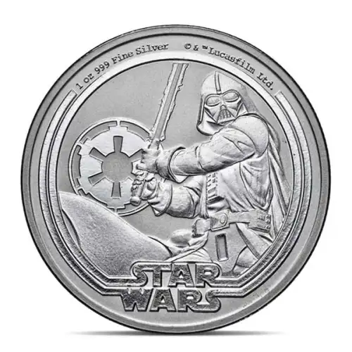 2026 1oz Niue Darth Vader .999 Silver Coin