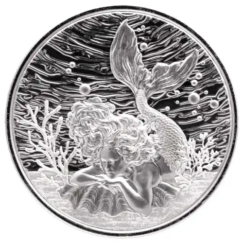 2026 1oz Samoa Mermaid Under the Sea .999 Silver Coin
