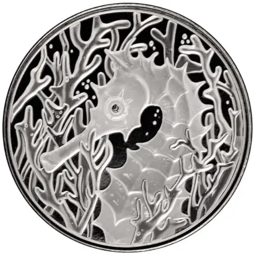 2026 1oz Samoa Seahorse .999 Silver BU