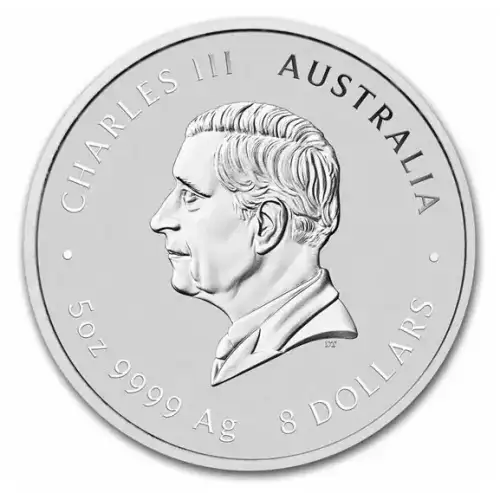 2026 5oz Australia Perth Mint Lunar Series III: Year of the Horse .9999 Silver Coin (2)