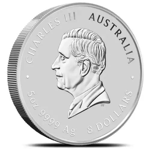 2027 5oz Australia Perth Mint Lunar Series III: Year of the Goat .9999 Silver Coin