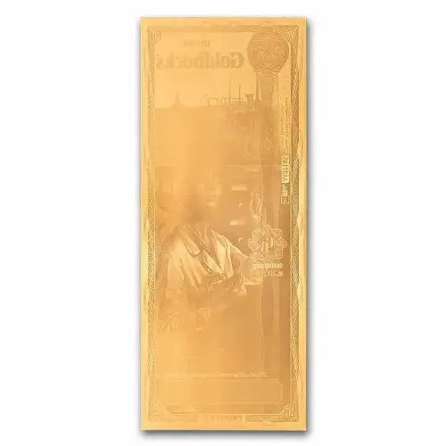 25 Idaho GoldBack Note 1/40th oz .999 Gold  (2)