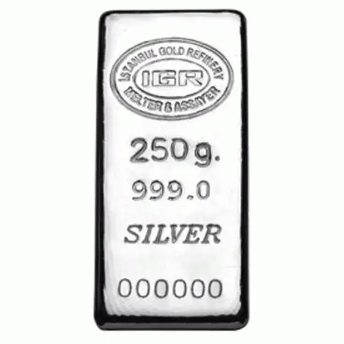 250g IGR .999 Silver Bar