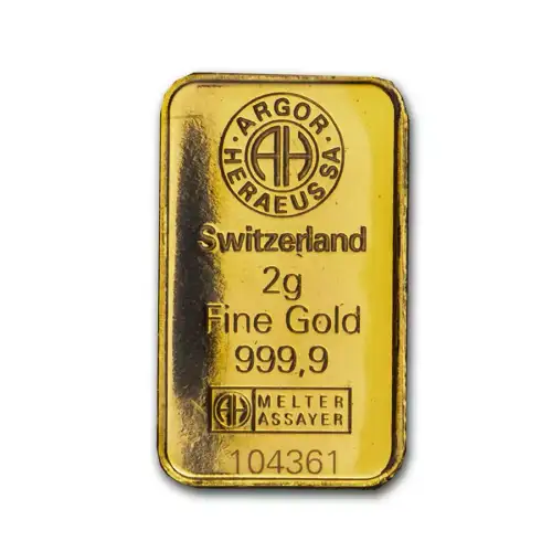 2g Heraeus .9999 Gold Kinebar in Assay (3)
