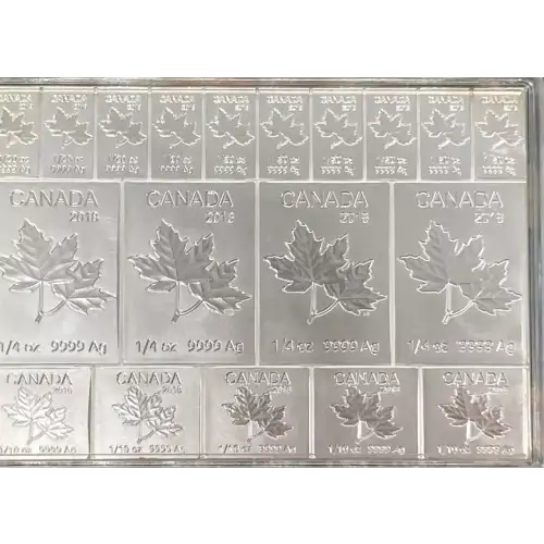 2oz Canada RCM Maple Flex .9999 Silver Coin Bar in Mint Capsule (2)