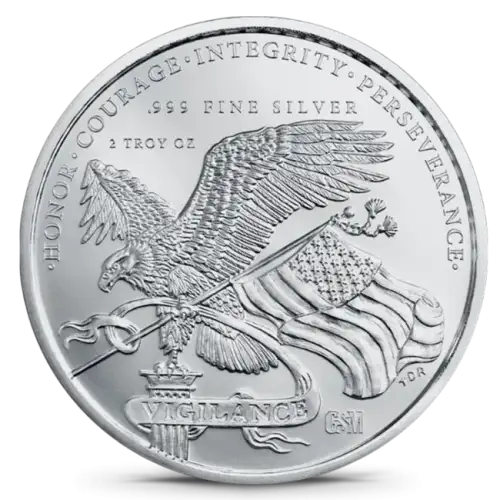 2oz Golden State Mint 250th Anniversary .999 Silver Round