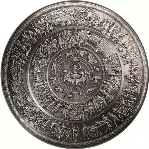 2oz South Korea .999 Silver Shield of Achilles Stacker
