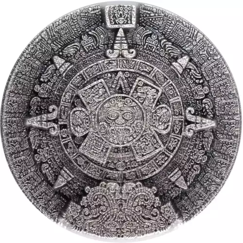 2oz South Korea Aztec Sunstone .999 Silver Stacker