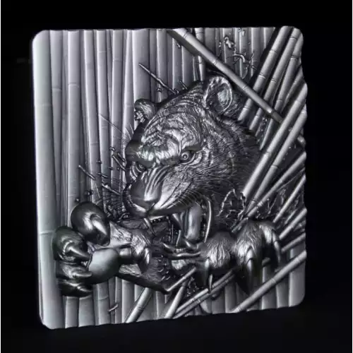 2oz South Korea Furious Beasts Series – Tiger .999 Silver Stacker (3)