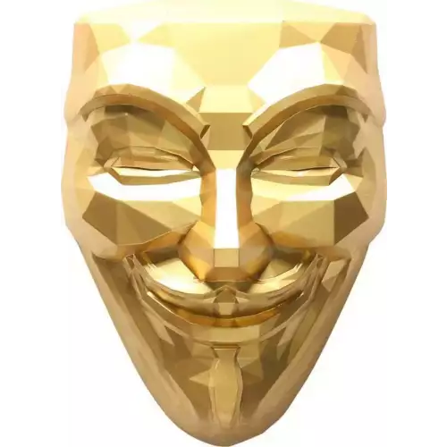 2oz South Korea Guy Fawkes Mask 