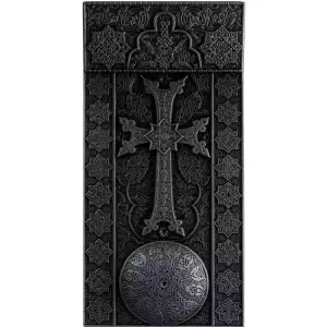 3oz South Korea Khachkar Armenian Cross .999 Silver Stacker (4)