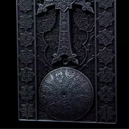 3oz South Korea Khachkar Armenian Cross .999 Silver Stacker (2)