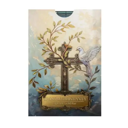 5 gram PAMP Suisse Christian Cross .9999 Gold Proof-like Bar in Assay (3)