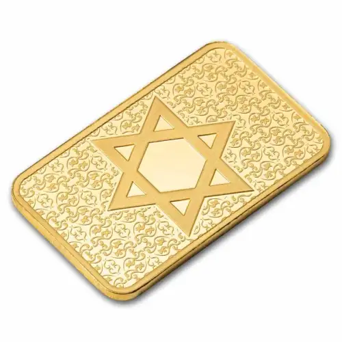5 gram PAMP Suisse Star of David .9999 Gold Bar in CertiPAMP Card (3)