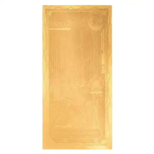 5 Idaho GoldBack Note 1/200th oz .999 Gold  (2)