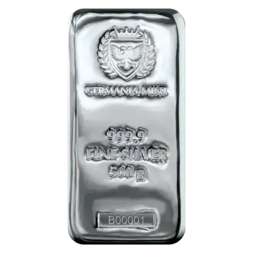 500g Germania Mint Silver Bar (4)