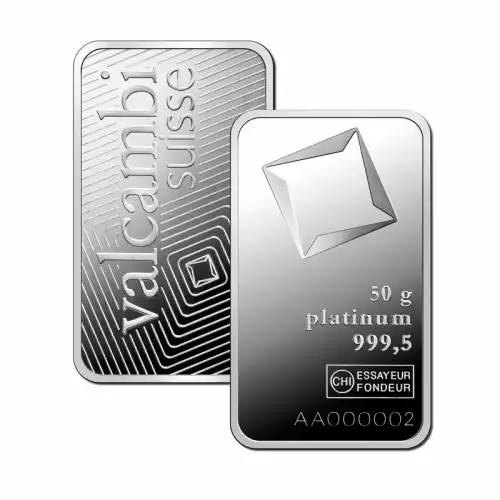 50g Generic Platinum Bar