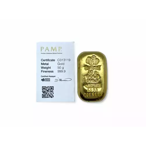 50g PAMP .9999 Gold Bar Cast (3)