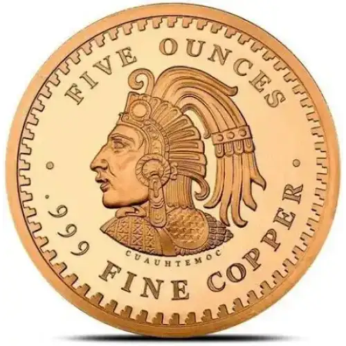 5oz Aztec Calendar .999 Copper Round (2)