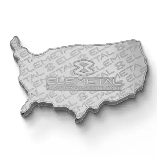5oz Elemental America Shaped .999 Sliver Bar (4)