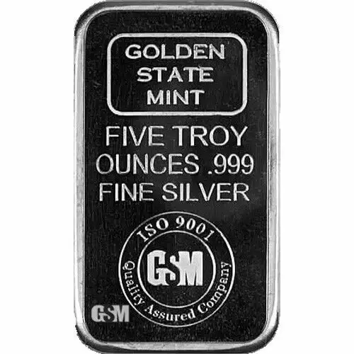 5oz GSM .999 Silver Bar