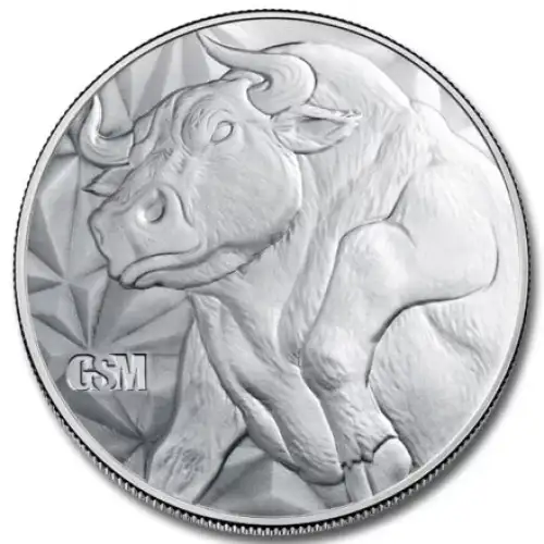 5oz GSM Bull and Bear .999 Silver Round