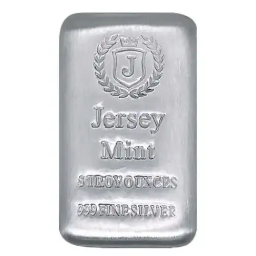 5oz Jersey Mint .999 Silver Bar