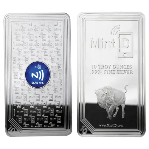 5oz Mint ID Buffalo .999 Silver Bar