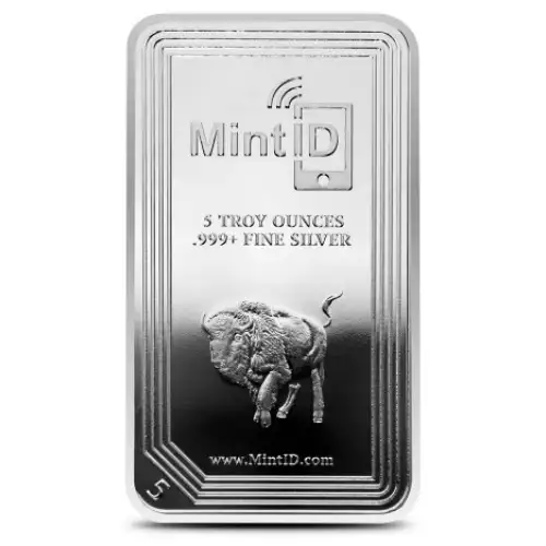 5oz Mint ID Buffalo .999 Silver Bar