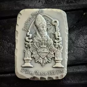 5oz Reckless Metals “The Bishop” silver bar 