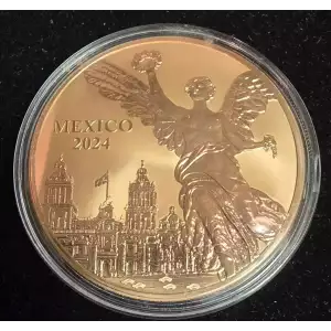 5oz Reverse Proof Libertad Copper Round